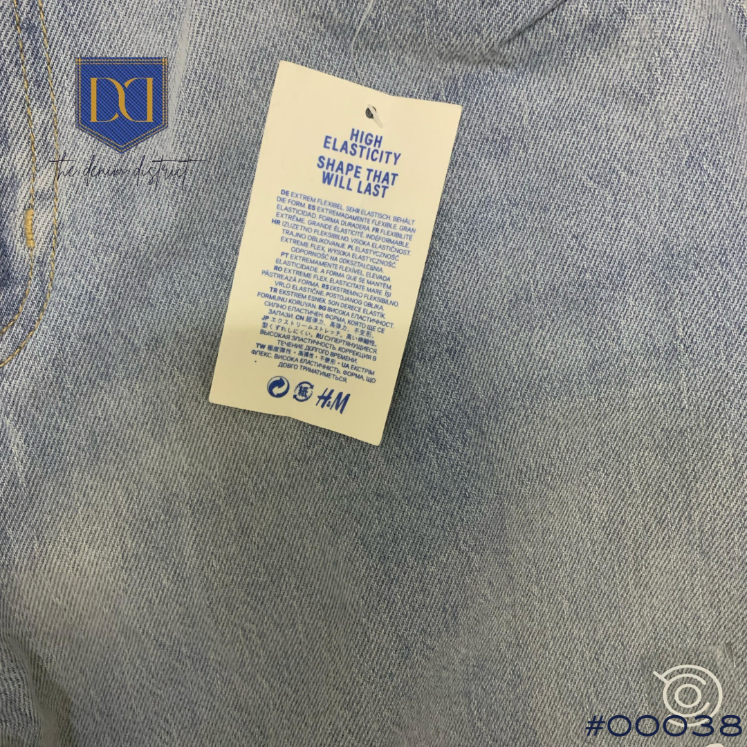 #00038 Women's H&M Wide Regular Jeans | Light Denim Blue | Extreme Flex