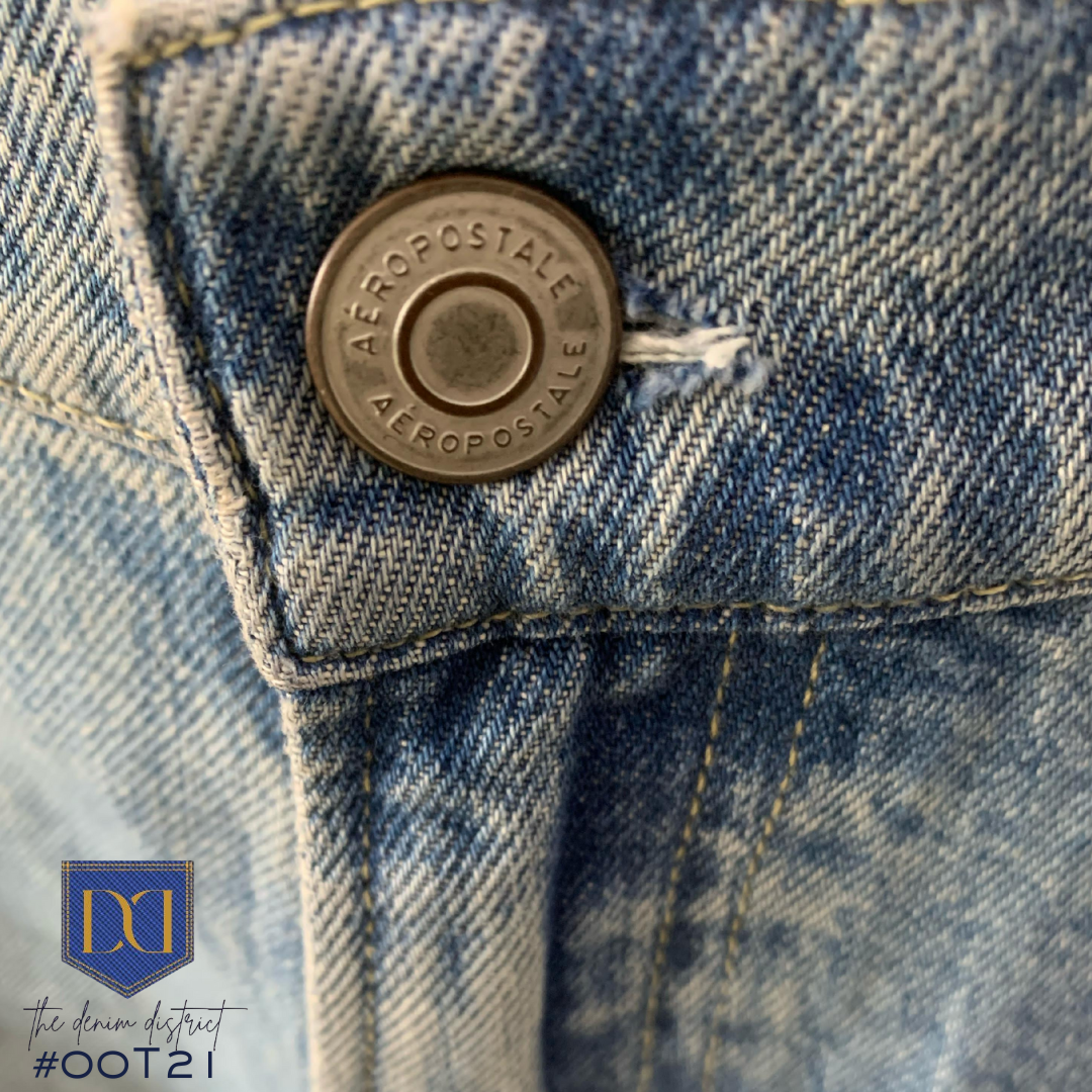 #00T21 Aeropostale Cargo Jeans | Relaxed Fit | Multi-Pocket Design | Men's | Light Denim Blue Wash | Non-Stretch